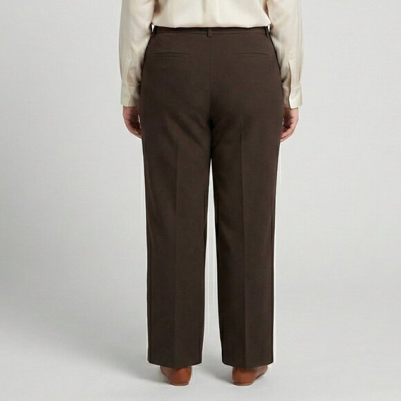 Talbots Women’s Plus 24W Brown Dress Pants – Chocolate Brown - Picture 2 of 4